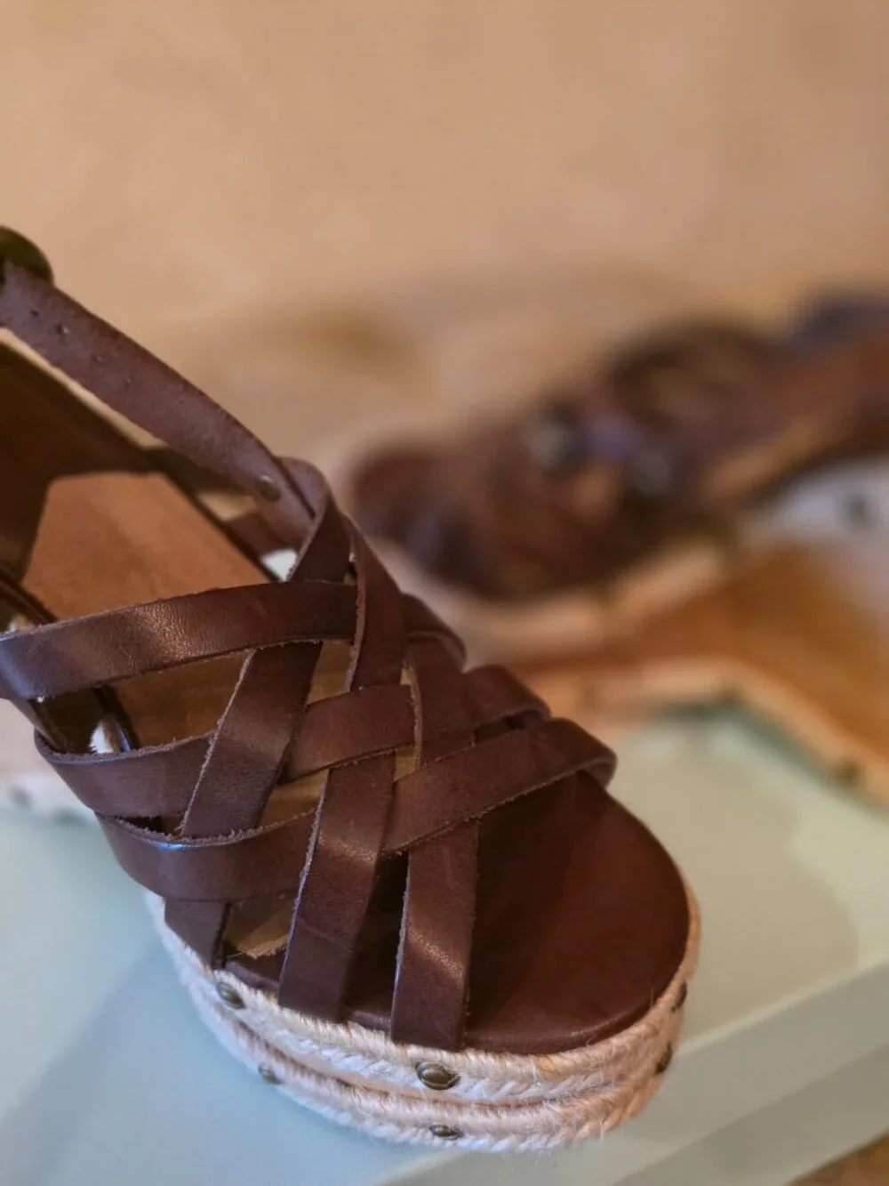 MICHAEL Michael Kors Brown Wedge Sandals